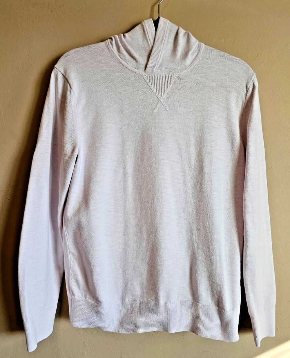 Banana Republic Cotton Club-purple Knit Hooded Sweatshirt, Size small